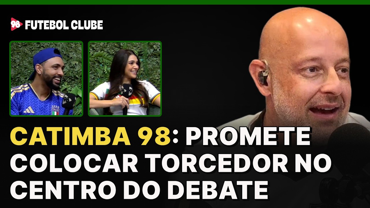 'A ideia é dar voz ao torcedor', explica Virjão sobre novo programa da 98