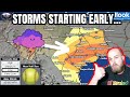 Severe storms today hill country to southeast texas