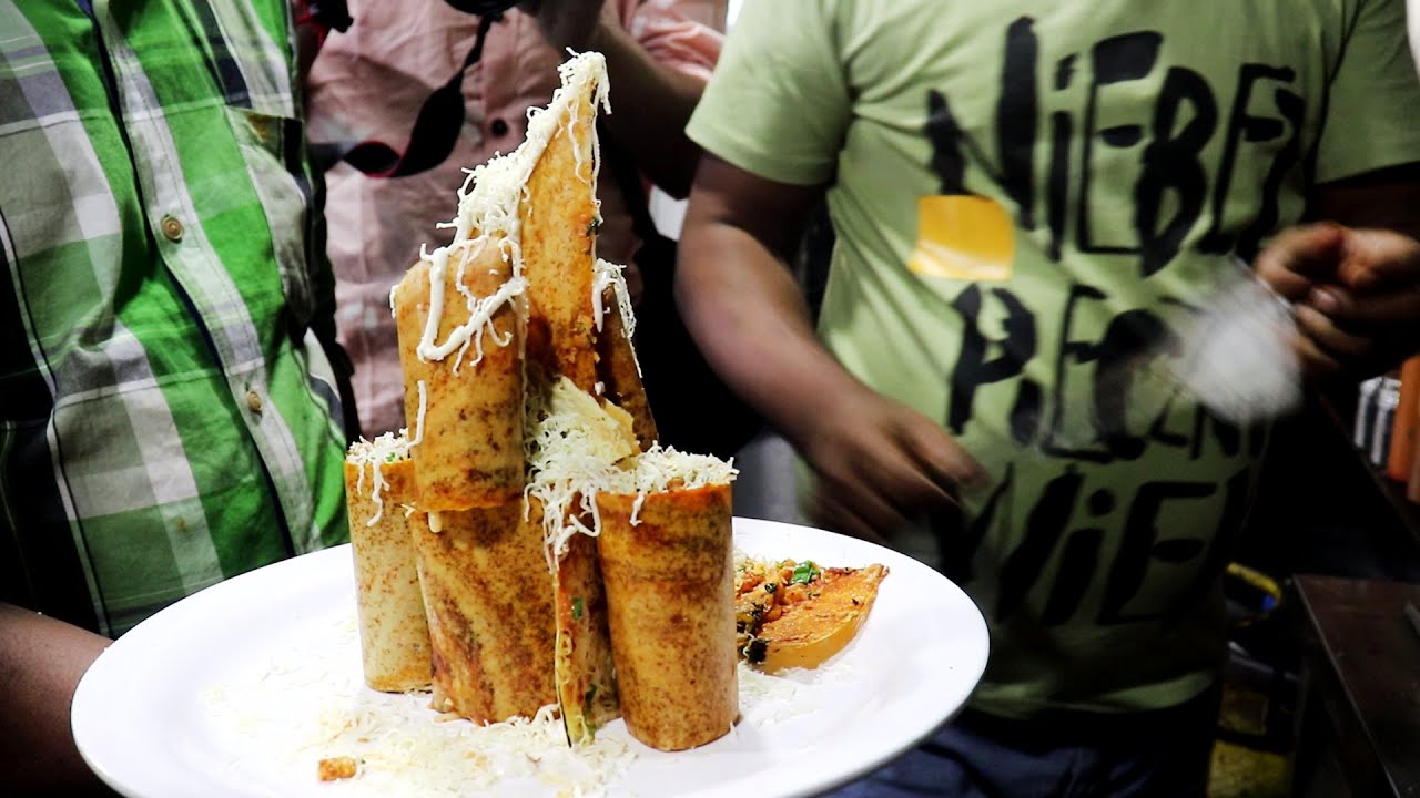 Mumbai Style Burj Khalifa Dosa Making In Rajkot | Famous Dosa House | Indian Street Food | Street Food Fantasy