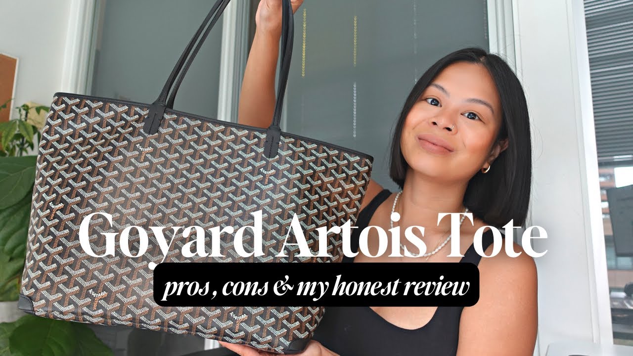 Goyard Artois PM Black with Tan Trim Bag Review: Wear and Tear