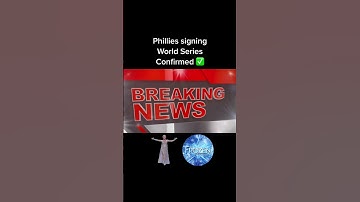 Philadelphia Phillies are going to the World Series after the signing