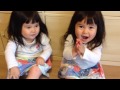 さかなの歌？双子姉妹のお歌 2歳9ヶ月