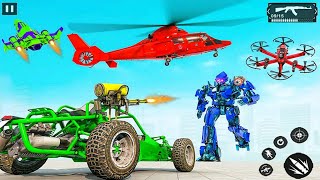 US Army Tank Transform Robot Battle War Shooting #4 - Android Gameplay screenshot 4