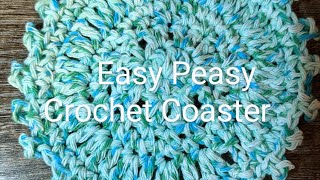 Easy Peasy Crochet Coaster