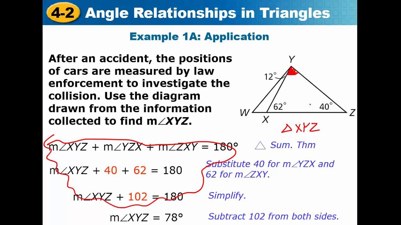 4 2 problem solving angle relationships in triangles