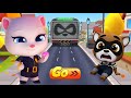 Talking Tom Gold Run - Agent Angela vs Raccoon Boss Fight in Fantastic Forces📍Funny Race Competition