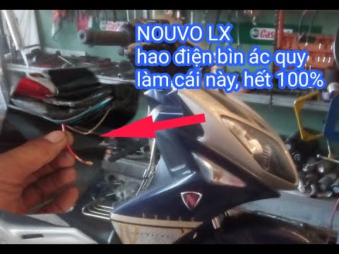 cph novo b 2022 NOUVO LX hao điện bình,và cách sử lý hết 100%