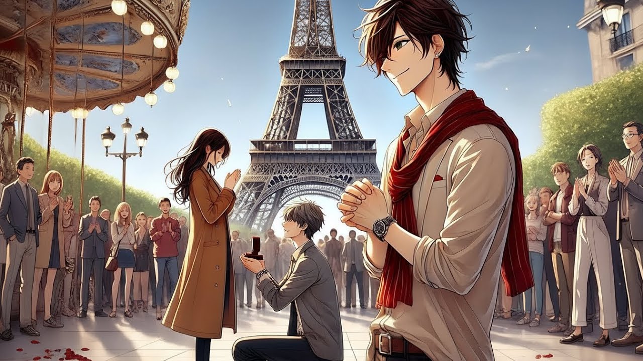 Después de renacer, elegí desearles felicidad públicamente cuando él se arrodilló ante ella.