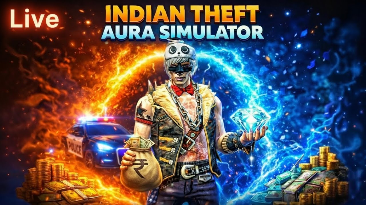 Indian Theft Aura Simulator LIVE 🔥 | Insane Loot & Diamond Power