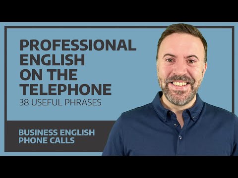 Professional English On The Telephone - 38 Useful Phrases