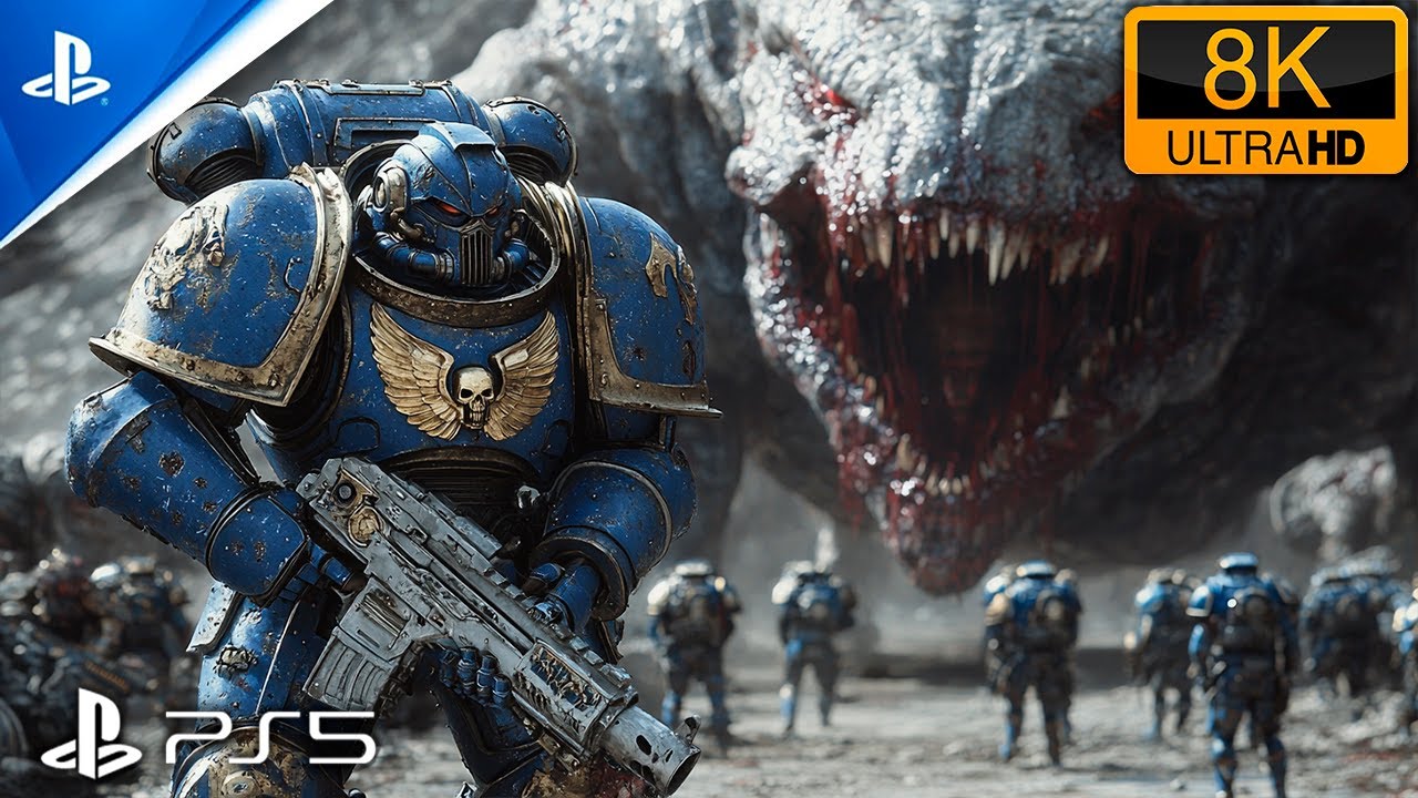 (PS5) Brutal Boss Fight | Warhammer 40K Space Marine 2 | ULTRA Graphics ...