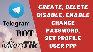 Membuat dan Mengatur User PPP PPTP Mikrotik dengan Bot Telegram Tanpa PHP
