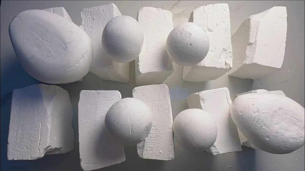 🏐Spherical Chalk | 🍐Pear-shaped Chalk | Unpolished Chalk | Ultra Comfortable | Relaxation | ASMR