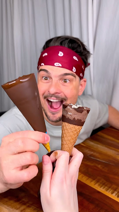 How to make the best CHOCOLATE ICECREAM for your friend?😅❤️🍦| CHEFKOUDY
