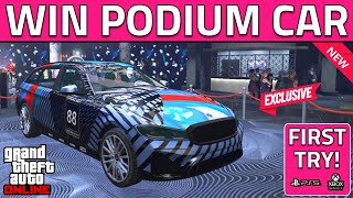 How To Win The Podium Vehicle Every Time in GTA 5! How to Get The Casino Car Lucky Wheel Spin Glitch
