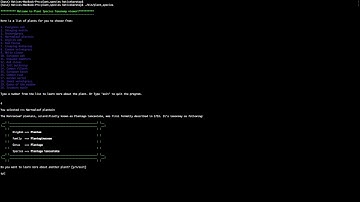 Plant species Ruby gem CLI project
