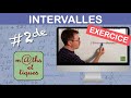 Exercice  utiliser les intervalles  seconde