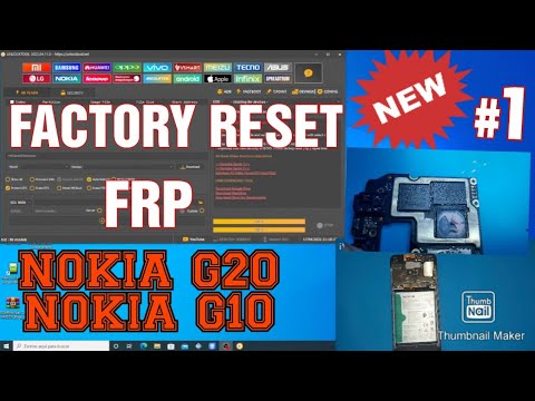 RESTABLECER NOKIA G20 BORRAR CUALQUIER NOKIA Y FRP UNLOCKTOOL