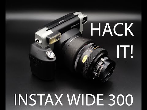 Modify Instax Wide 300 for Mamiya Press & Polaroid 600SE Lenses