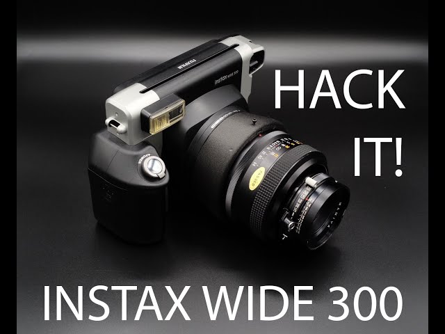 Modify Instax Wide 300 for Mamiya Press & Polaroid 600SE Lenses