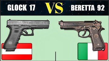 Glock 17 VS Beretta 92 Pistol