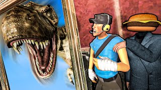 Dinosaurs Are Attacking The Gmod City?! (Garry's Mod)
