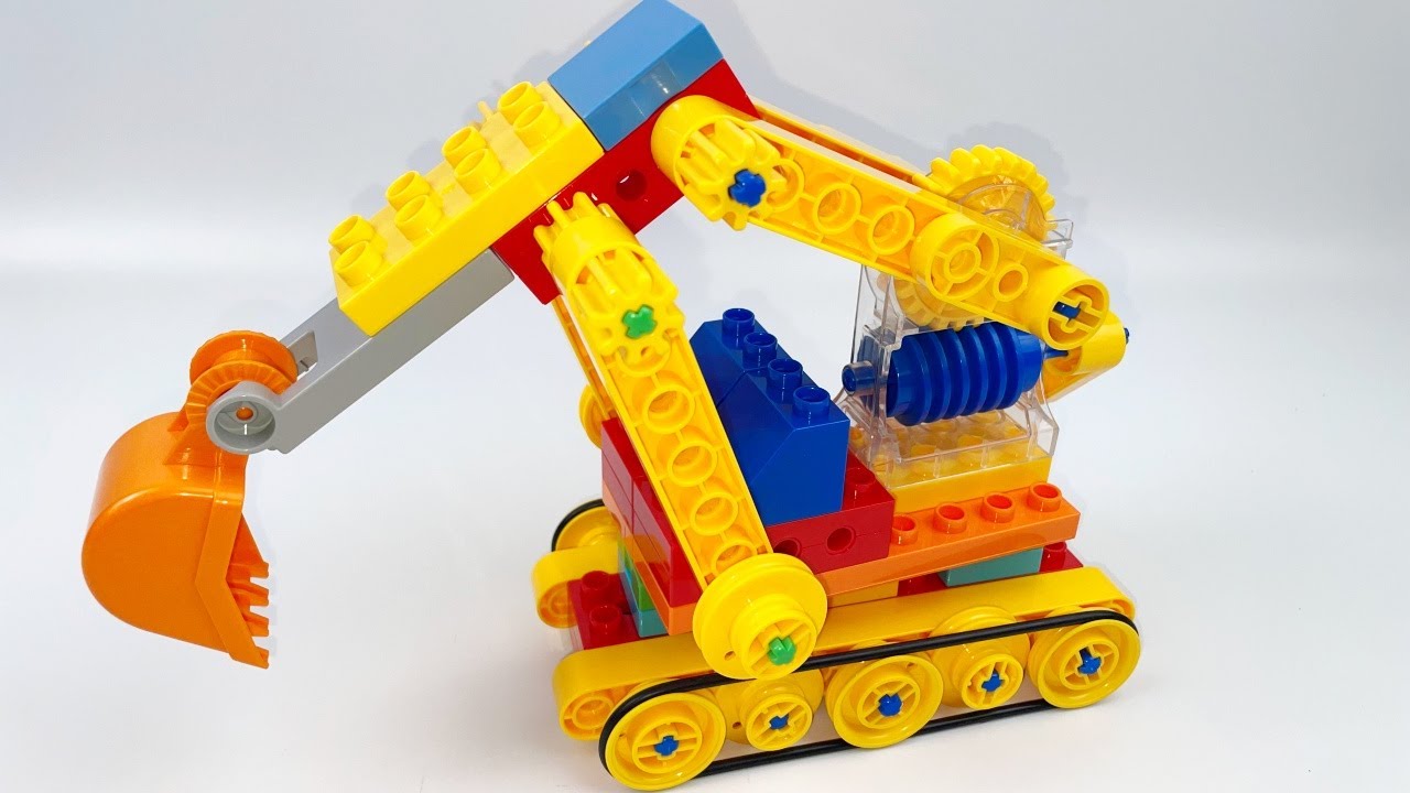 Satisfactory block building ASMR: Excavator