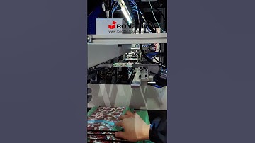 RONGDA Automatic Elastic Band Inserting Machine for cover notebook and hardcover