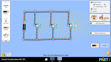 Video Instructions for PhET Circuits Lab