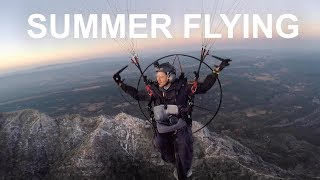 Paramotor flight to Mount Sainte Victoire