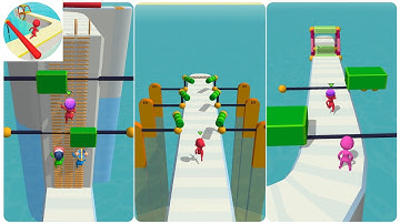 (Level 1-11) Fun Race 3D" Who’s the Fastest in Fun Race? Gameplay 🌈