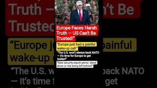 EU ROCKED BY SECURITY REALITY — “We Must Go It Alone!”#EuropeSecurity #NATOFuture #USvsEU