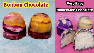 Bonbon Chocolate Recipe | Ganache Filled Bonbons | How To Make Bonbon Chocolate