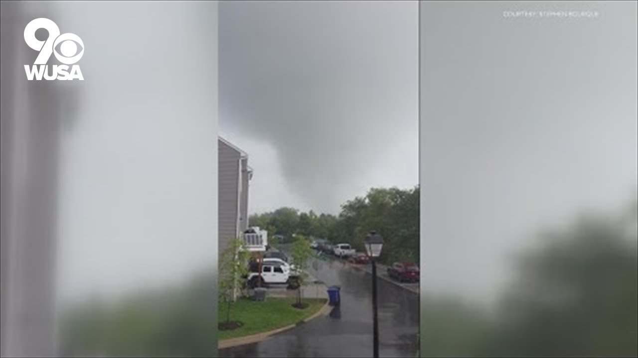 Annapolis viewer catches possible tornado through home window YouTube