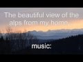 Joe Mills - In The Still Alone - Original (view of the alps)
