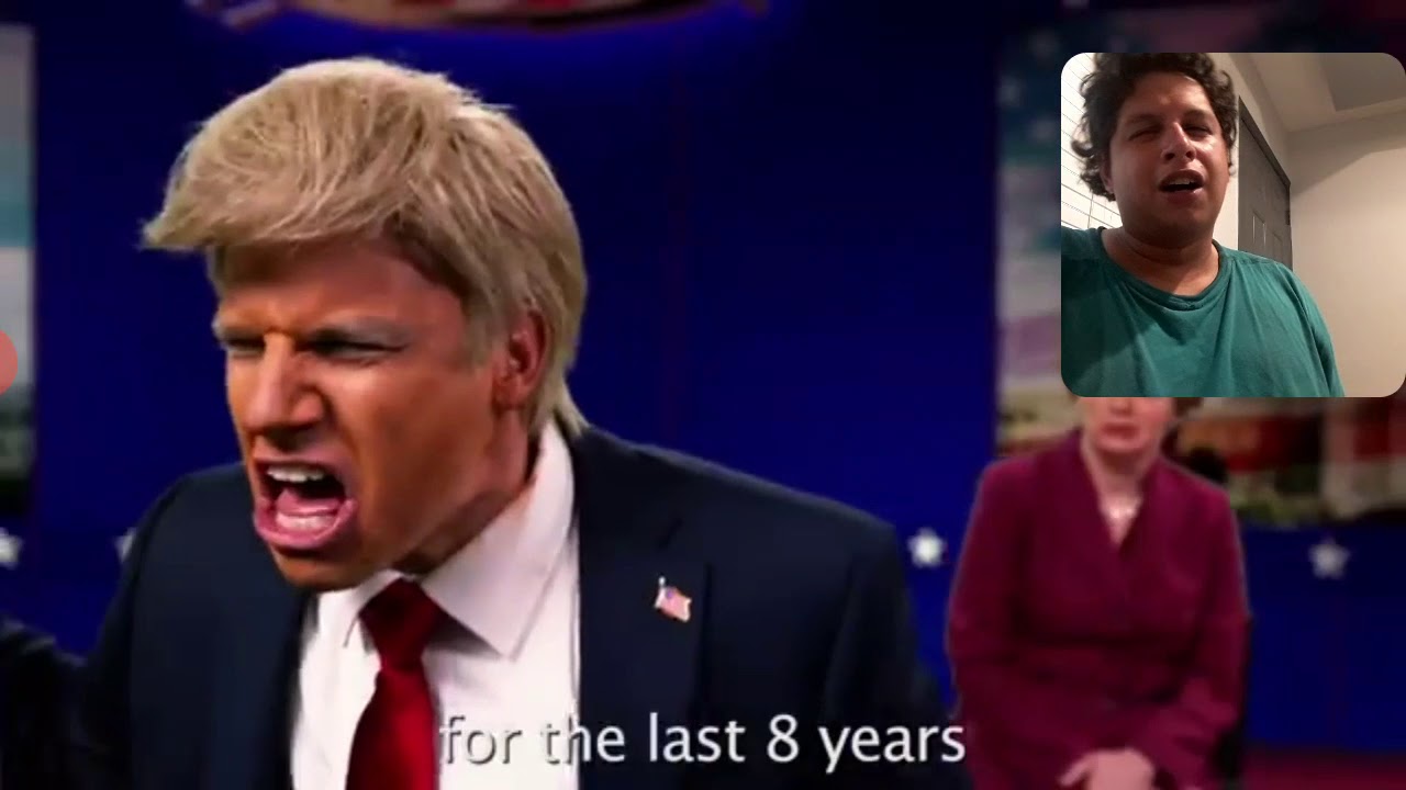 Donald Trump (Douche) Vs Hilary Clinton (Preferred) ERB REACTION - YouTube