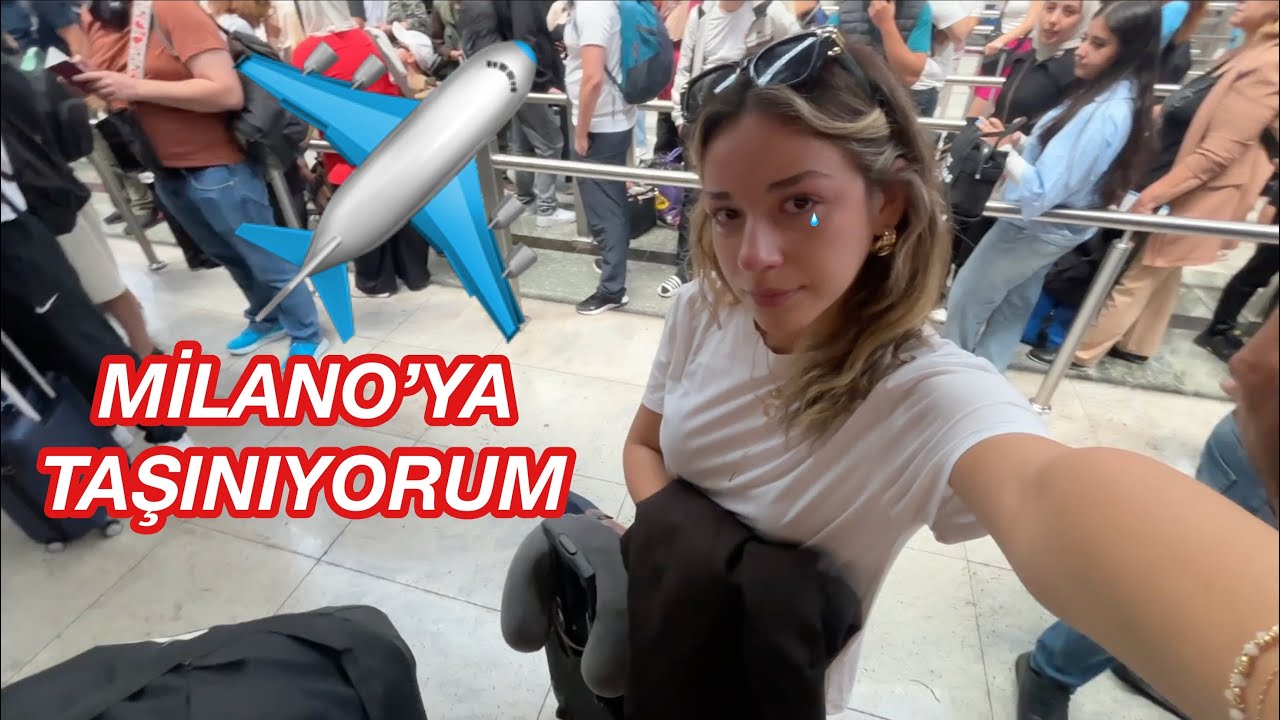 MİLANO'YA TAŞINIYORUM✈️ | İLK GÜN VLOG  #milano #yurtdisiegitim #travel