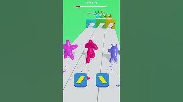 Blob Shifter 3D level 58 fun gameplay 🫠😲 #shorts #viral