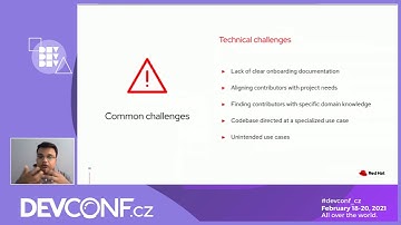 Leading and Growing an Open Source Comunity - DevConf.CZ 2021