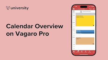 Calendar Overview on the Vagaro Pro App
