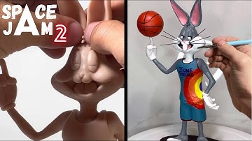 Sculpting Bugs Bunny | SPACE JAM: A New Legacy | Polymer Clay Tutorial