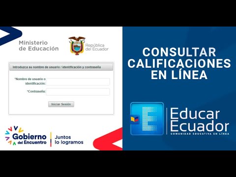 DESCARGAR BOLETAS, CONCENTRADOS DE CALIFICACIONES, CONTRASEÑAS EDUCARECUADOR: DOCENTES Y ESTUDIANTES