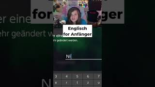 Englisch for Anfänger😂