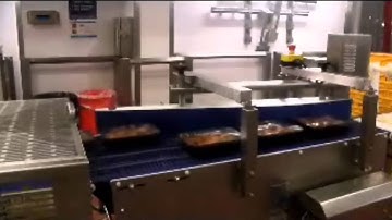 Outfeed converging system