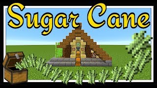 Minecraft Tutorial : Sugar Cane Farm, Makes 1,200 Hr using 1 Sugar Cane