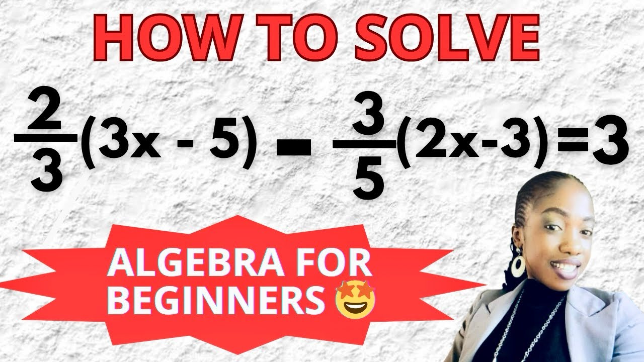 How to solve linear equations involving fractions | # ...