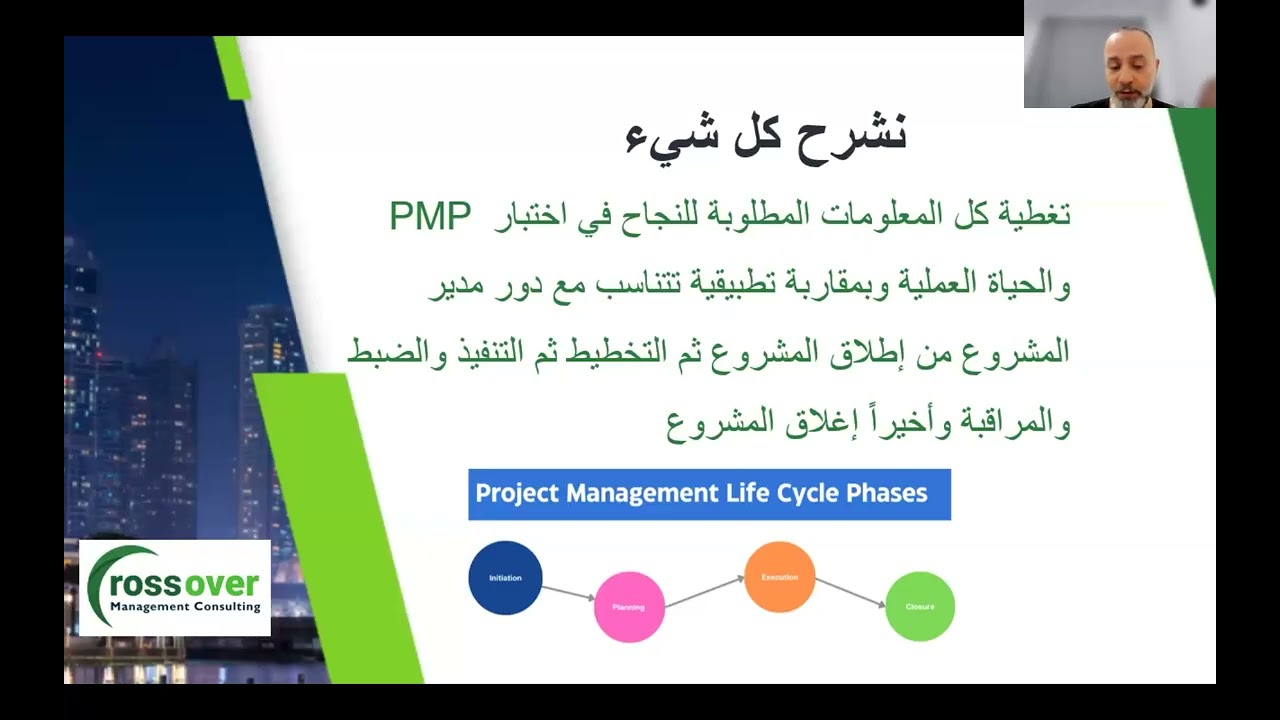 المحاضرة التأسيسية و الأولى في إدارة المشاريع الاحترافية