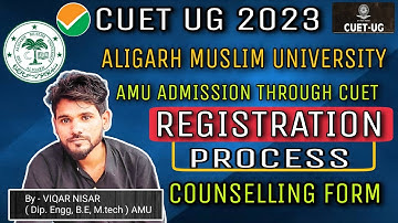 amu admission through CUET Score card 2023 || Registration Process || admission procedure