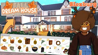 Decorating my DREAM HOUSE and Garden for FALL in Bloxburg (Roblox)
