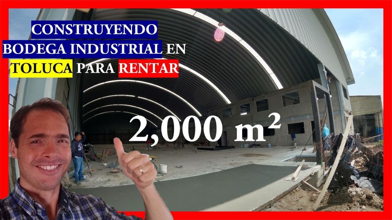 🏭 Bodega Industrial NUEVA en TOLUCA a la RENTA 😲 Precio REGALADO❗❗🤑